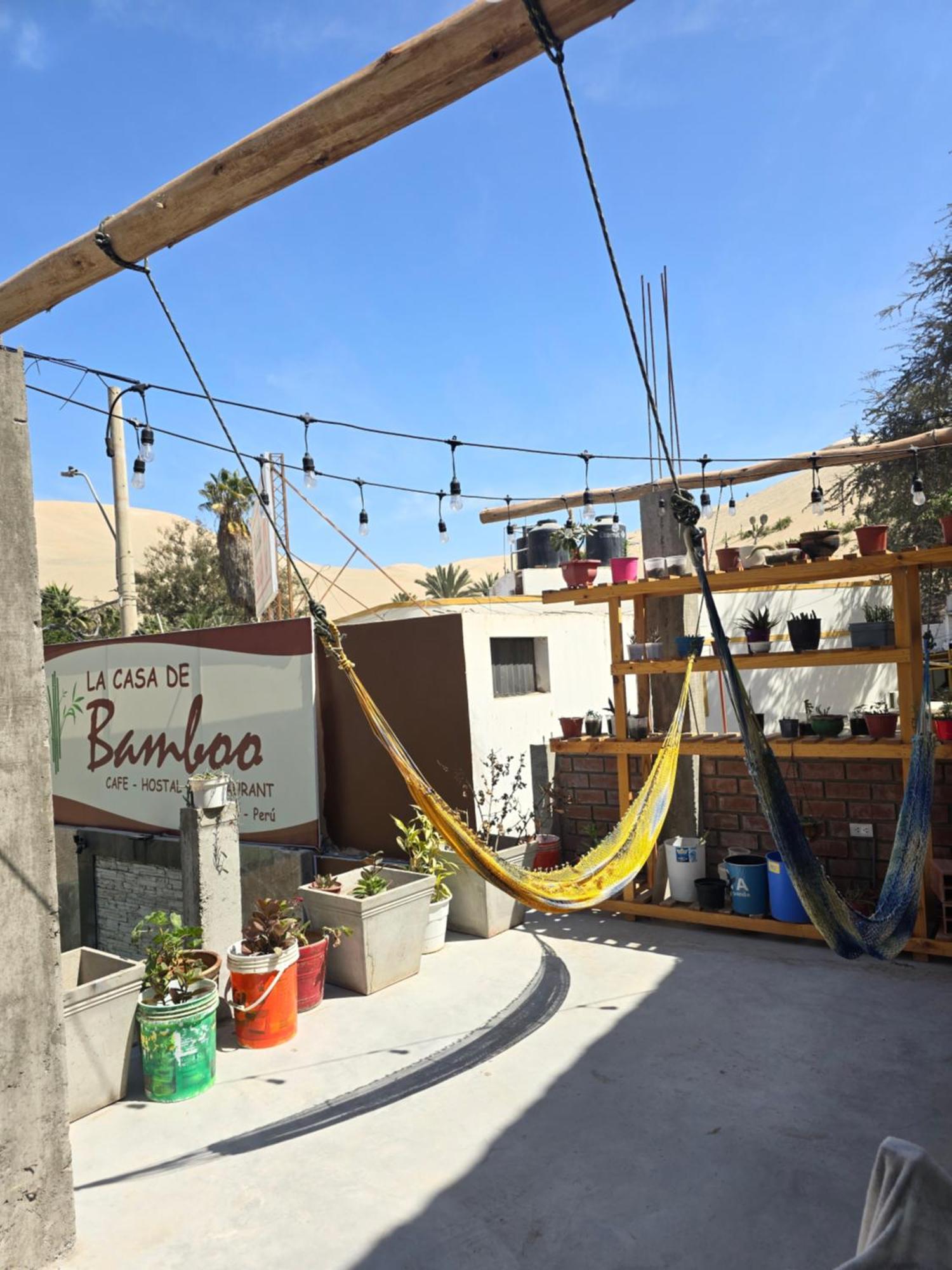 Hostel La Casa De Bamboo Ica Zewnętrze zdjęcie